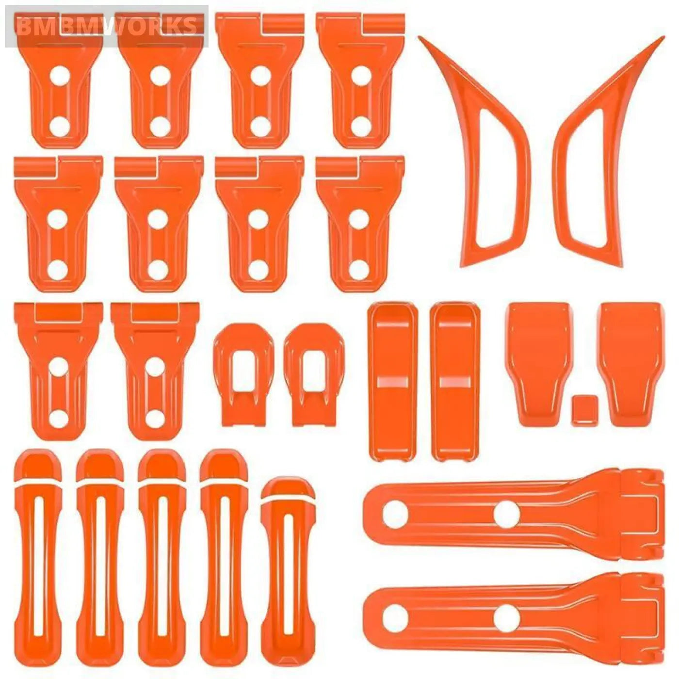 Full Set Exterior Decoration Trim Jeep Wrangler Jl Jlu 2018-2022