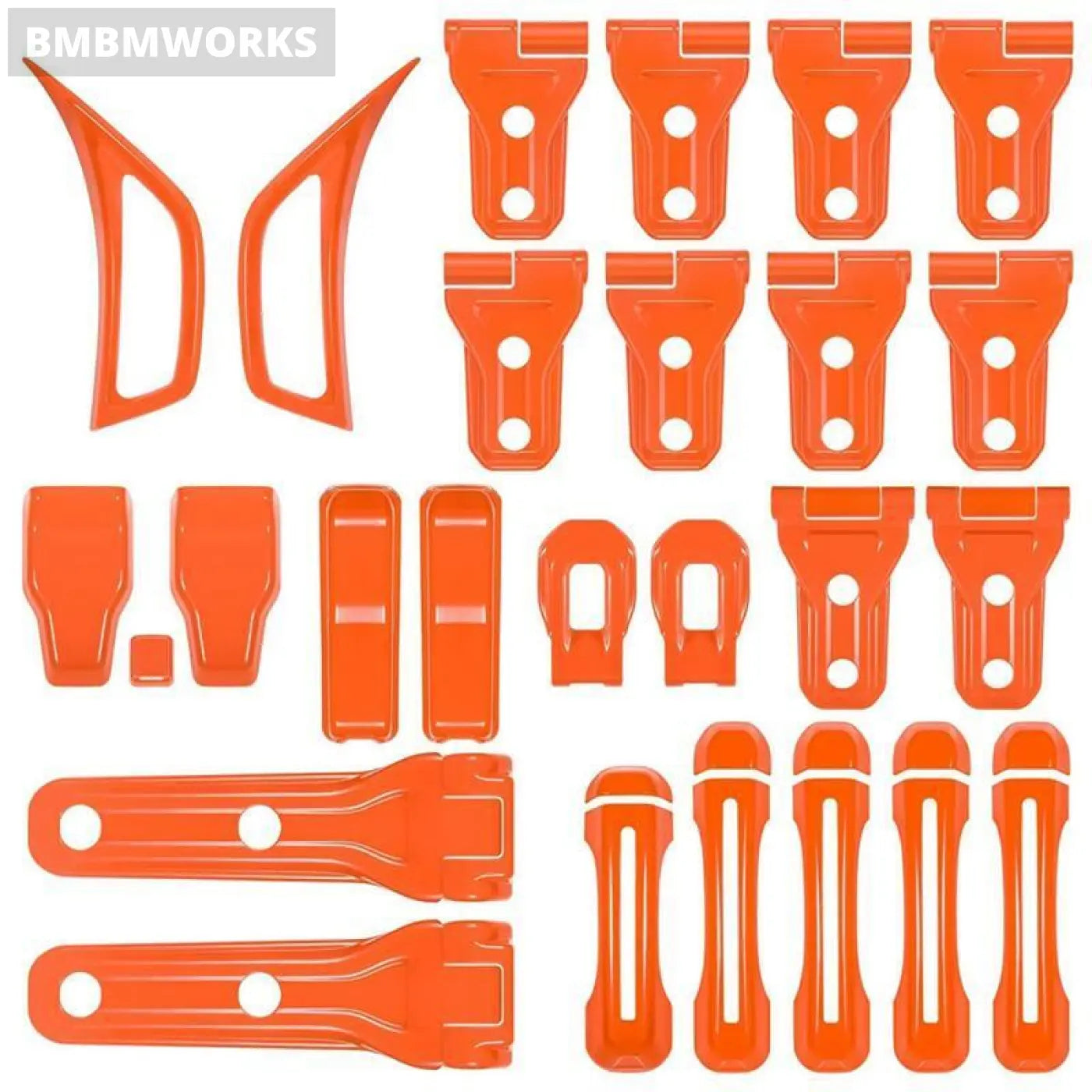 Full Set Exterior Decoration Trim Jeep Wrangler Jl Jlu 2018-2022