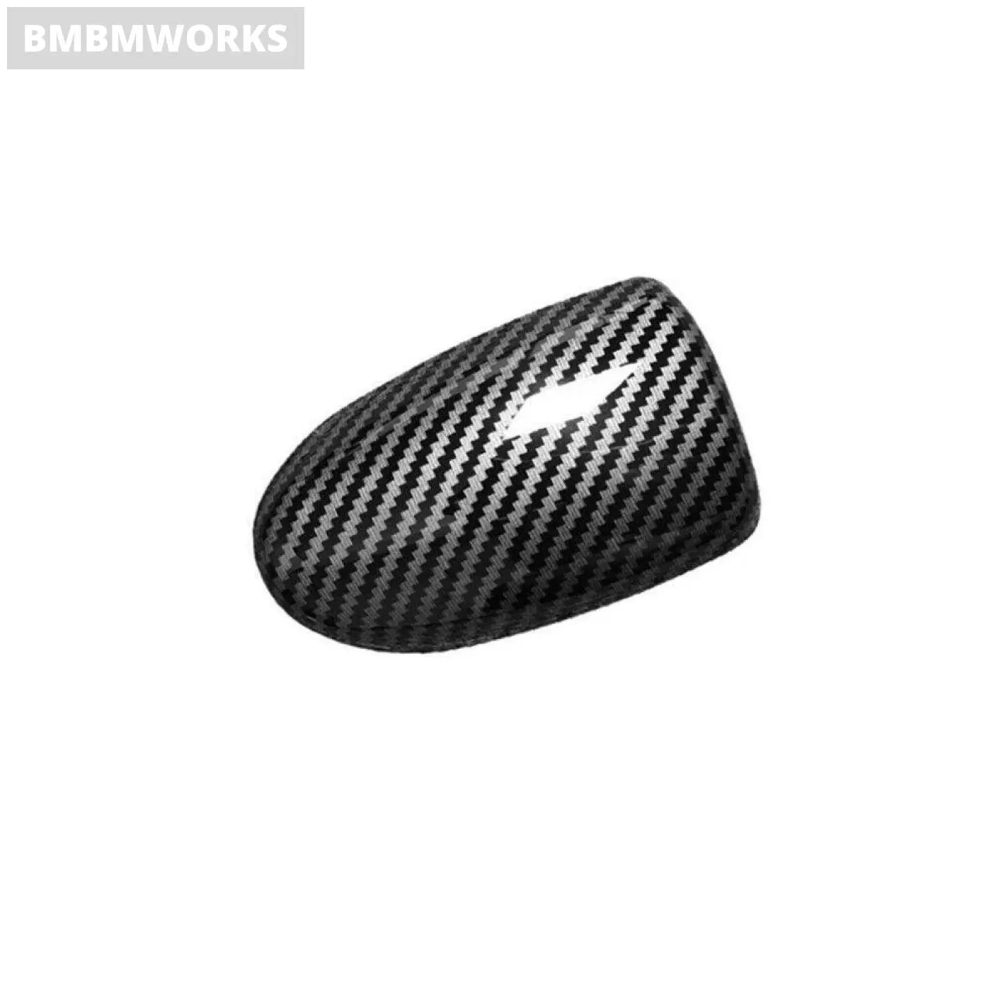 Gear Shift Knob Cover Trim Carbon Fiber Pattern Genesis G70 2019 2020 2021 2022