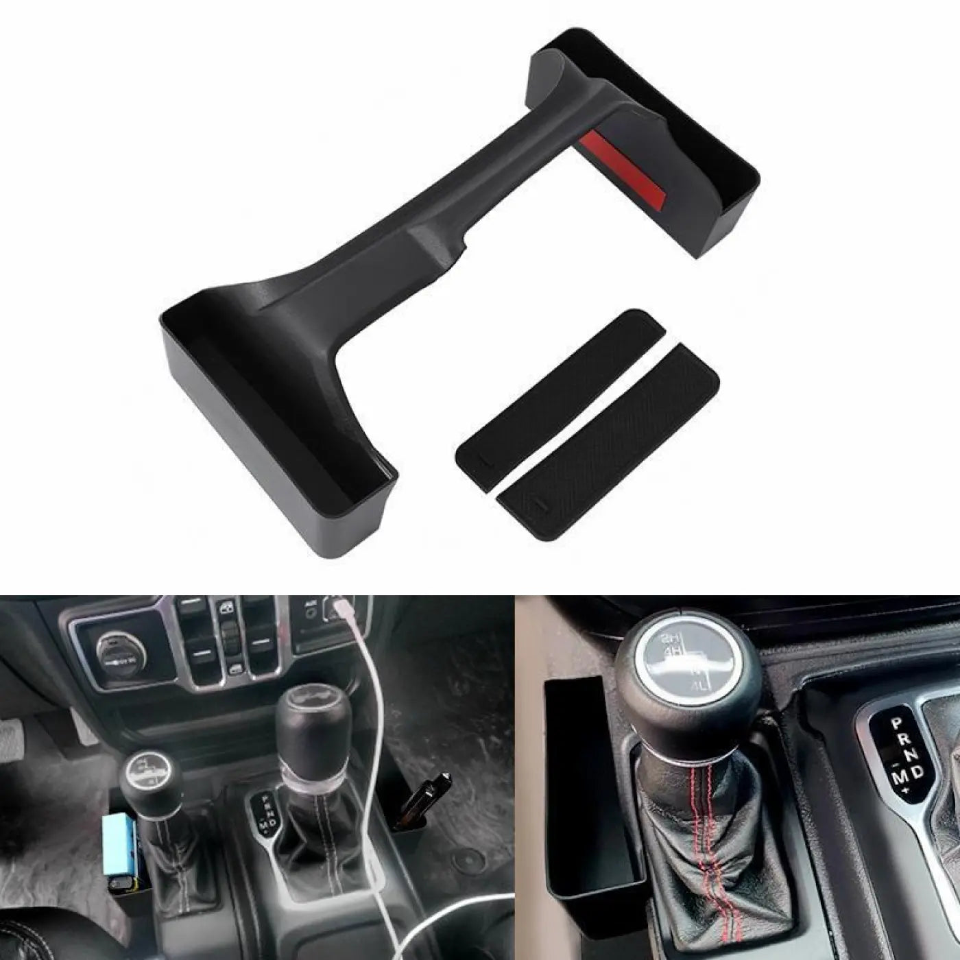 Gear Shift Storage Box Jeep Wrangler Rubicon Jl Gladiator Jt 2018 2019 2020 2021