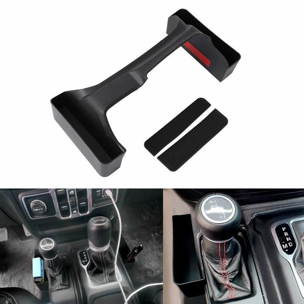 Gear Shift Storage Box Tray Jeep Wrangler Rubicon Jl Gladiator Jt 2018 2019 2020