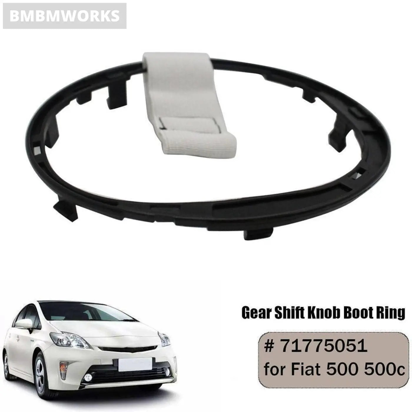Gear Stick Lever Gaiter Boot Retaining Ring Lugs Fiat 500 500C 71775051
