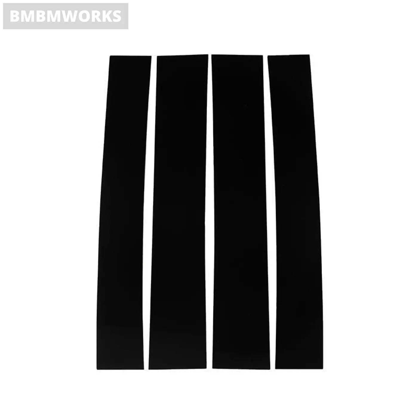 Glossy Black Pillar Posts Window Cover Trims Sticker Cadillac Escalade 2007-2014