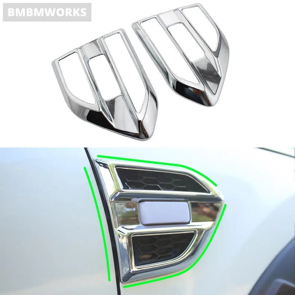 Glossy Chrome Side Light Turning Signal Cover Ford Everest Endeavour