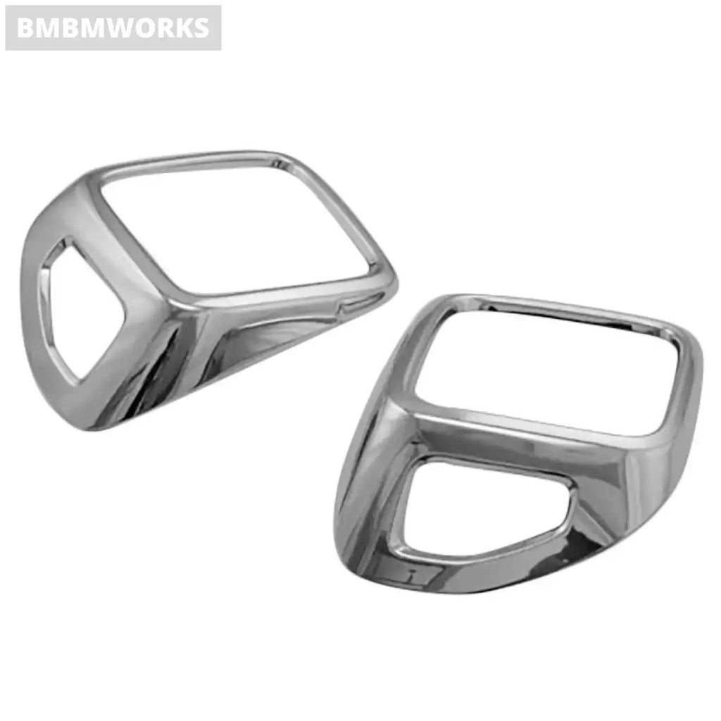 Glossy Chrome Tail Light Cover Guard Rear Lamp Jeep Renegade 2015 2016 2017 2018