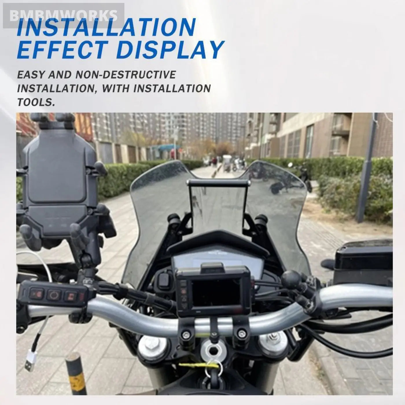 Gps Navigation Plate Bracket Handlebar Moto Guzzi V 85 Tt V85Tt V85 85Tt