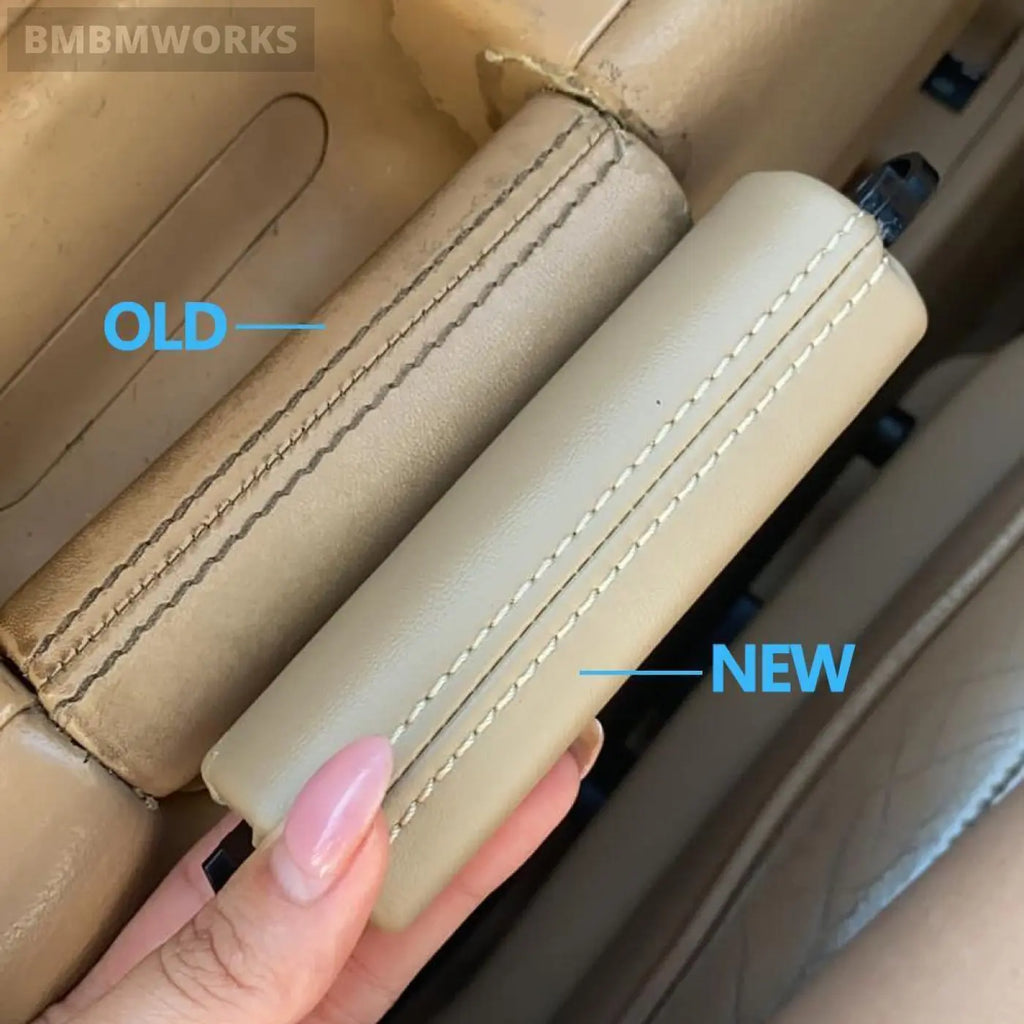 Gray Interior Door Left Right Driver Leather Pull Handle Vw Volkswagen Touareg