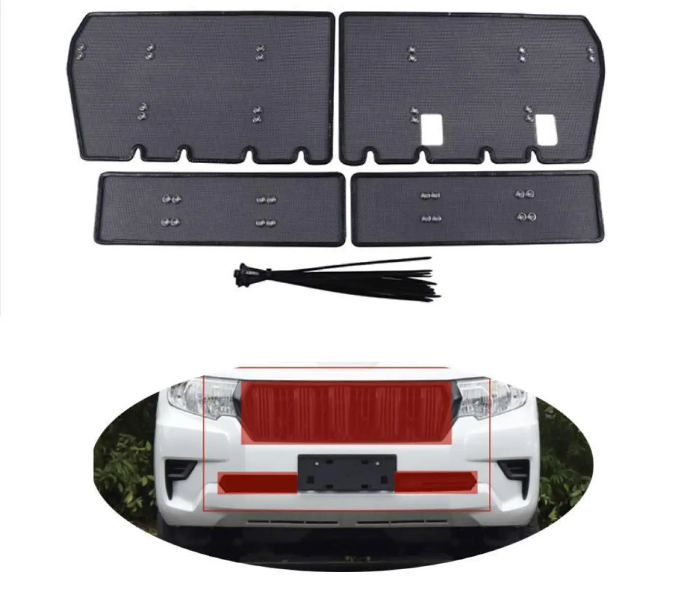 Grille Insect Screening Mesh Toyota Land Cruiser Prado Fj 150 2018-2021