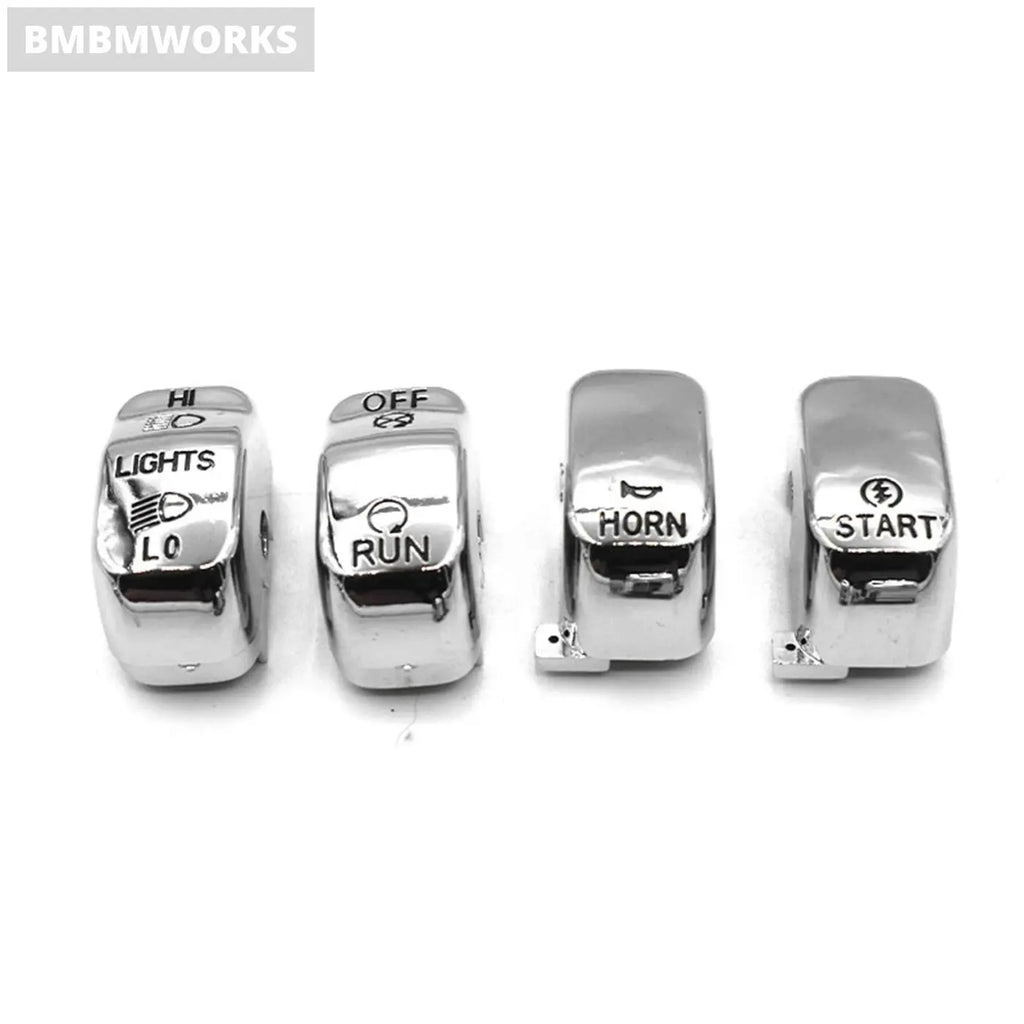 Hand Control Button Cap Switch Cover Kits Harley Davidson Road Glide Electra