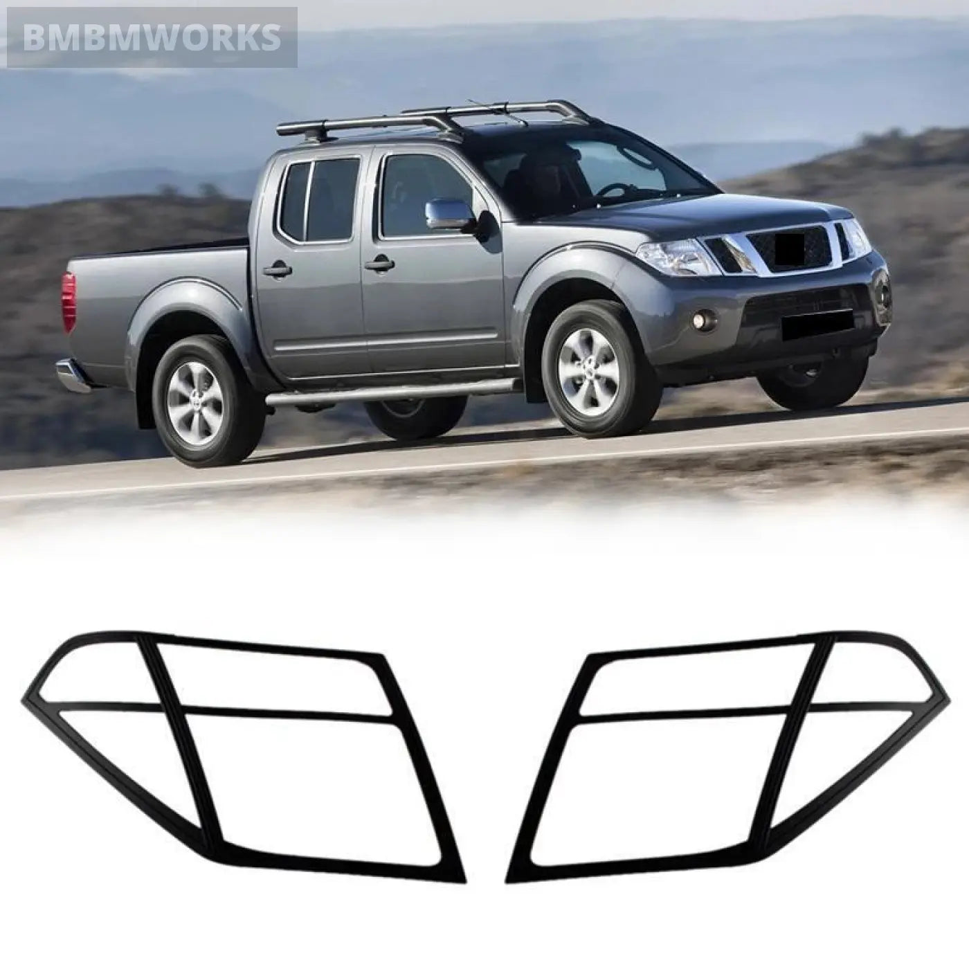 Head Light Lamp Hood Parts Headlight Cover For Frontier Navara D40 2006-2013