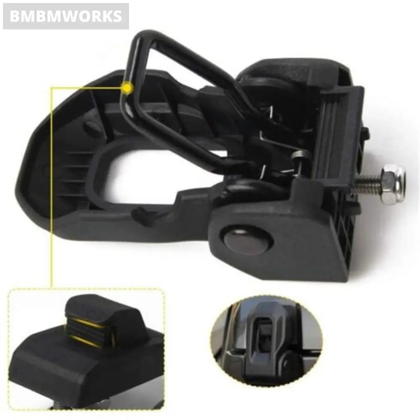 Hood Lock Catch Bracket Latches Buckle Jeep Wrangler Jk Jku Sahara 2007-2019