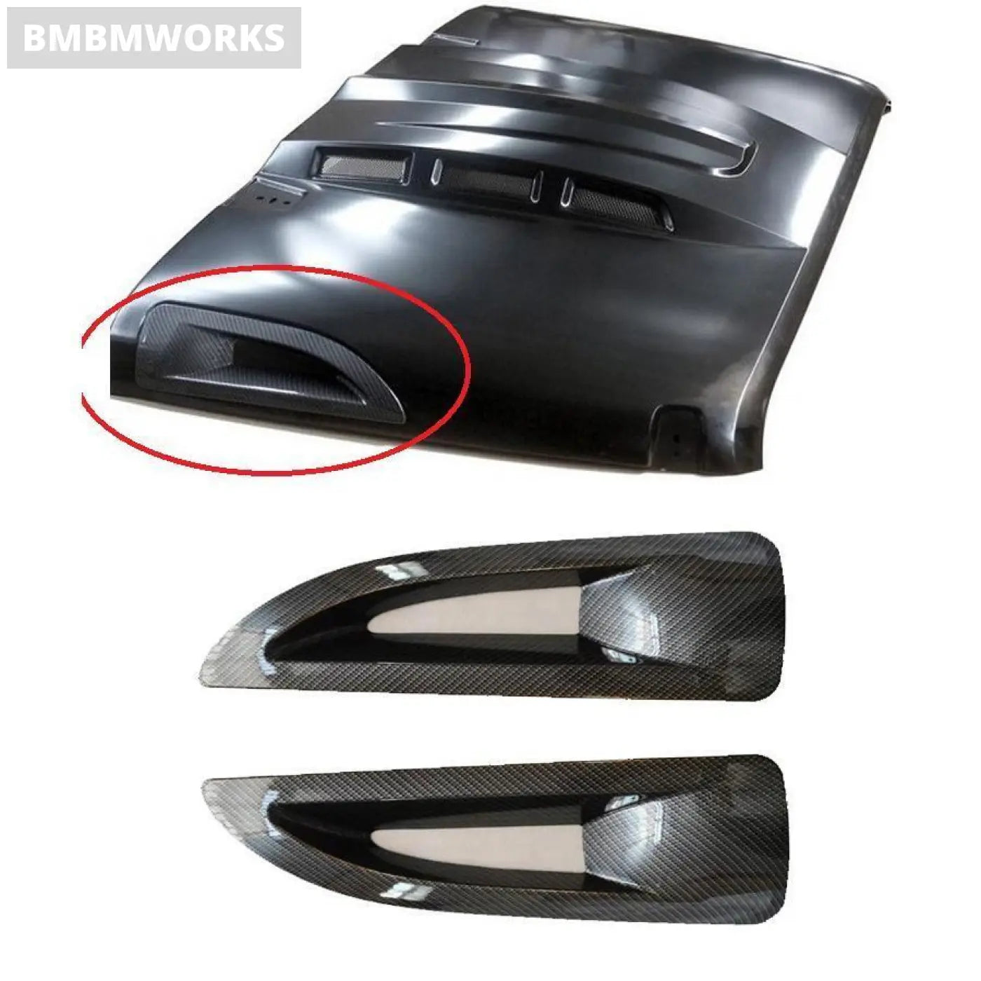 Hood Side Vent Cover Trim Avenger Style Jeep Wrangler Jk 07-17