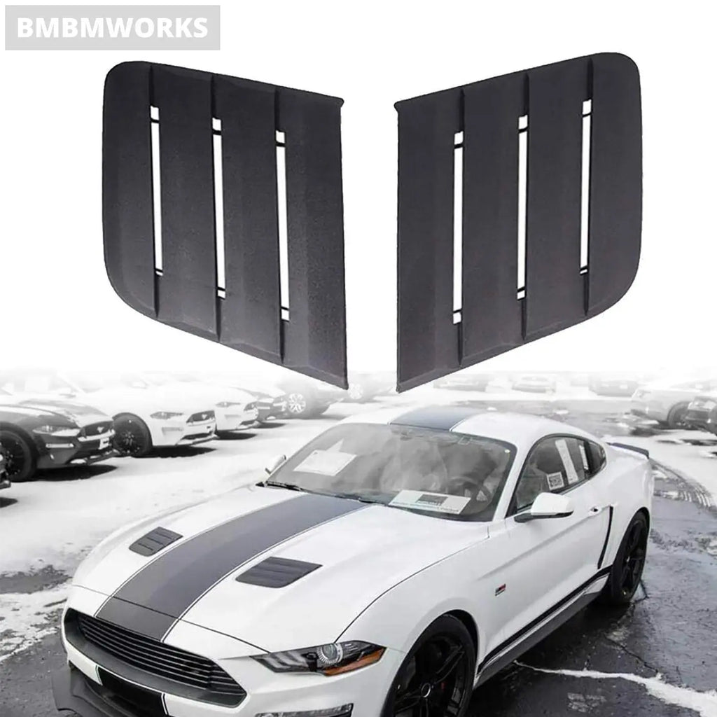Hood Vent Heat Extractor Air Intake Trim Ford Mustang Gt Ecoboost 2018-2019