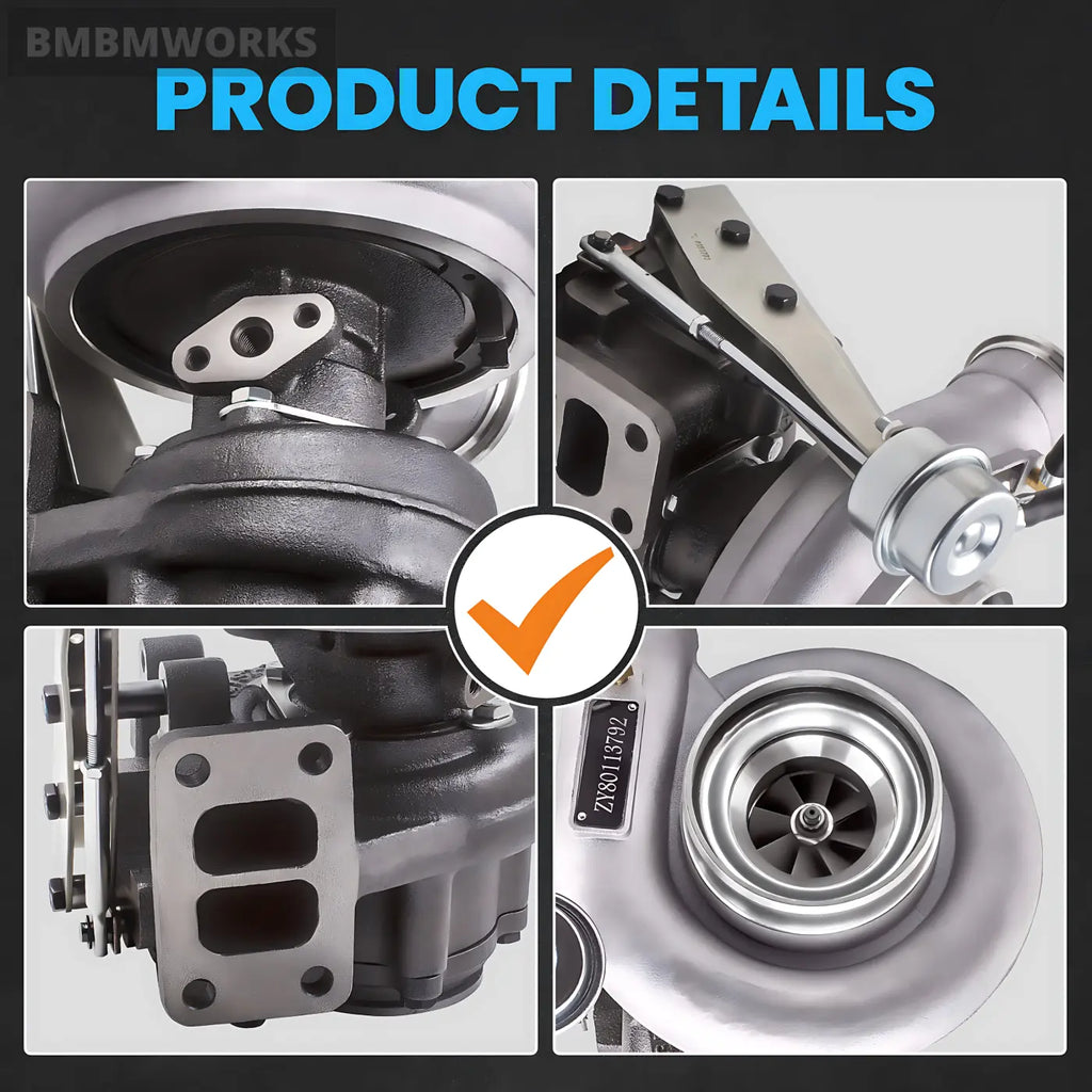 HX35 HX35W Turbocharger for Dodge Cummins 6BTAA 5.9L Diesel Truck (1999-2002)