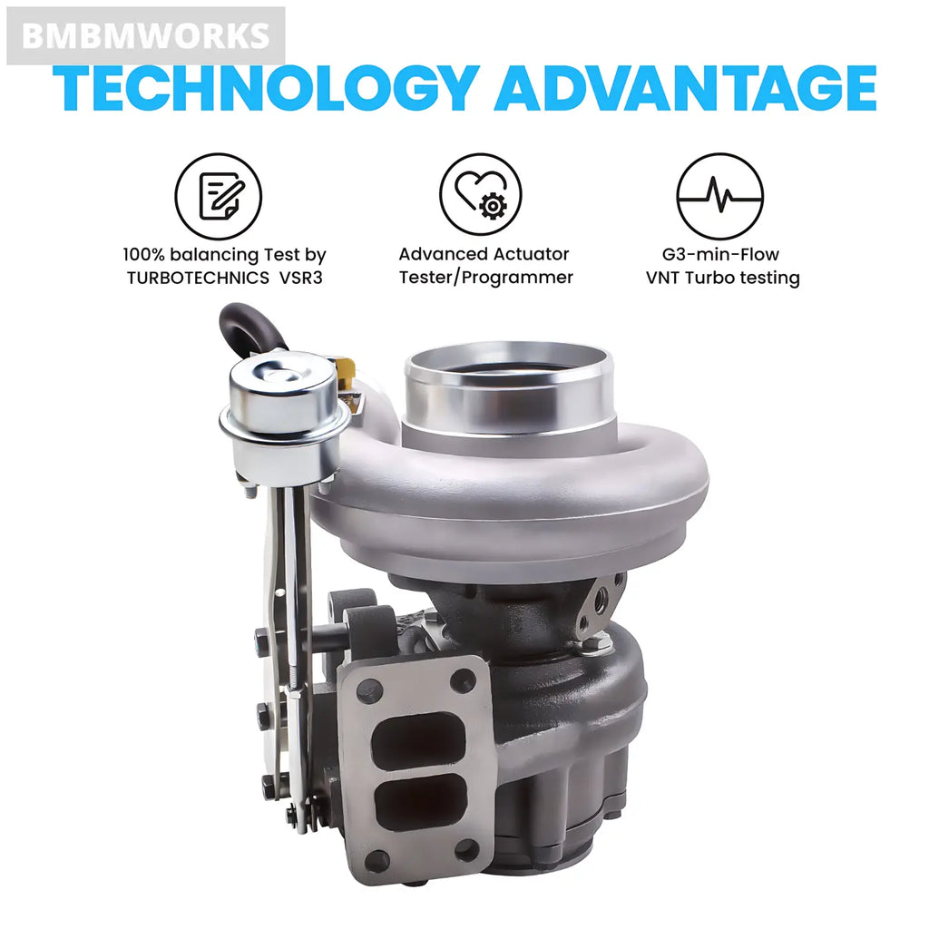HX35 HX35W Turbocharger for Dodge Cummins 6BTAA 5.9L Diesel Truck (1999-2002)