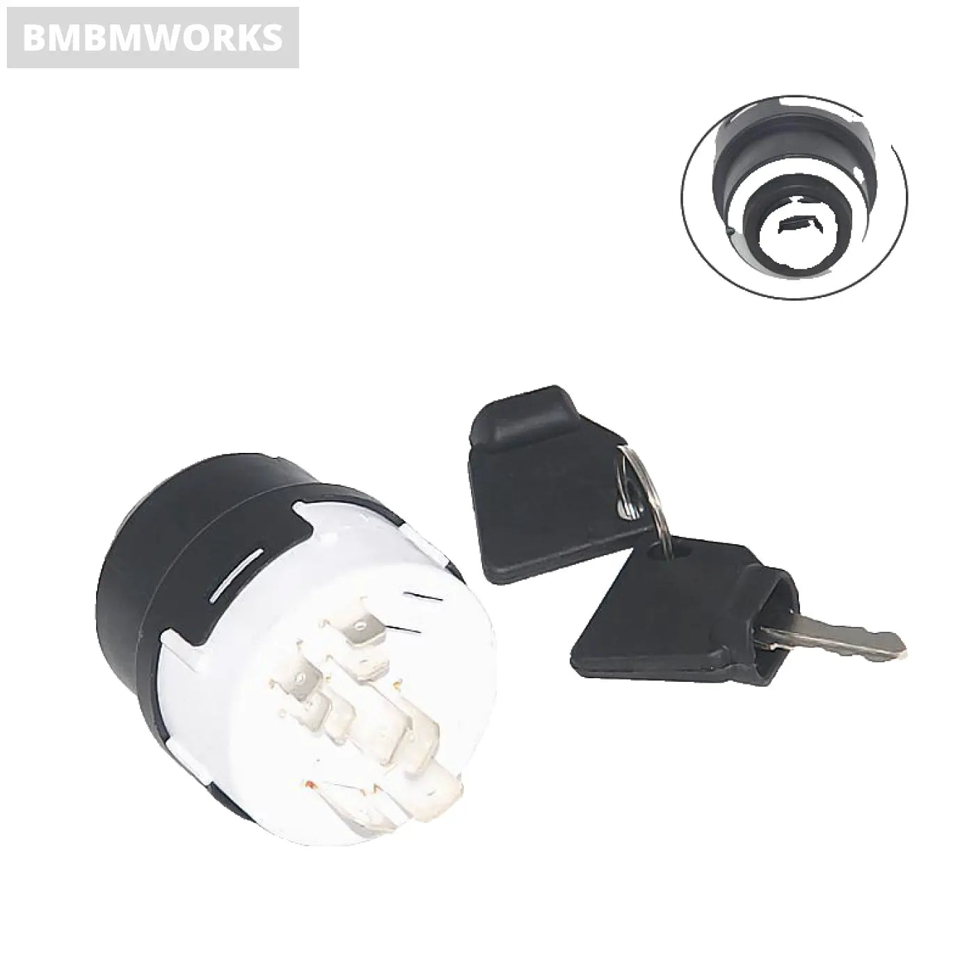 Ignition Switch W/ 2 Keys Set Mercedes Jcb Elt20-0039 701/80184 Holland Fork