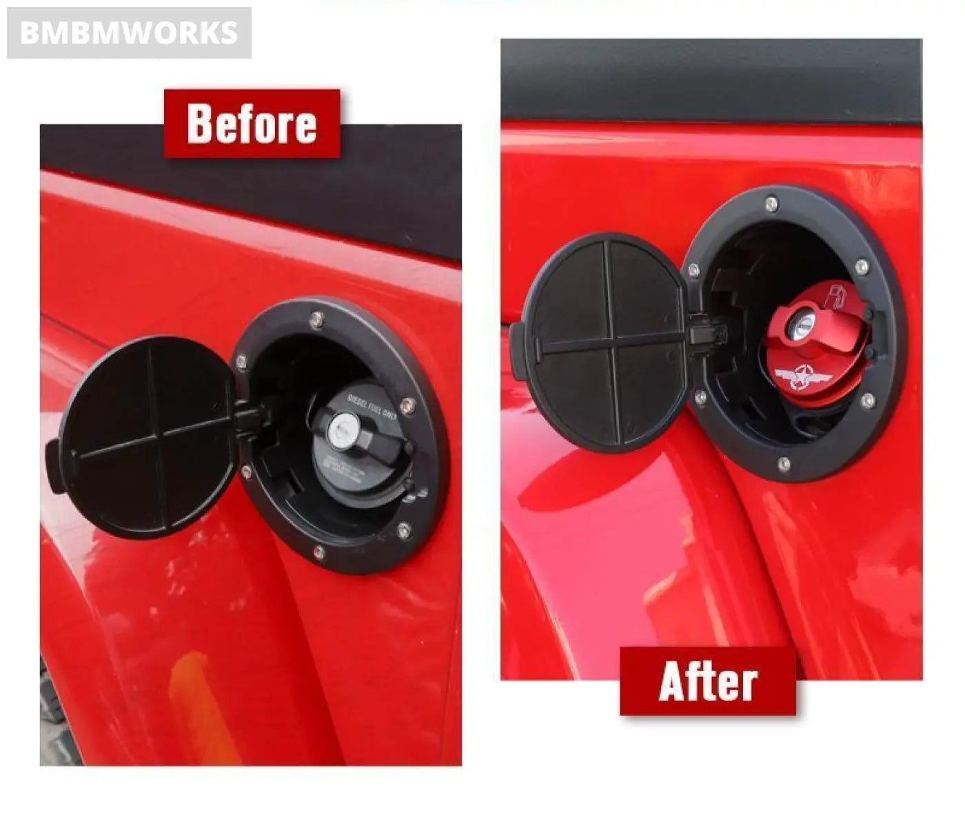 Inner Gas Fuel Tank Cap Cover Jeep Wrangler Jk Jl 2007-2022