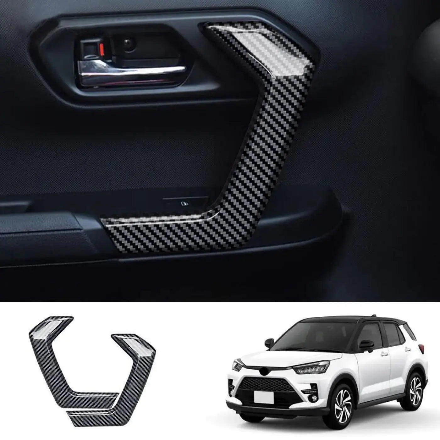 Inner Handle Panel Frame Door Cover Toyota Rise Raize 2021