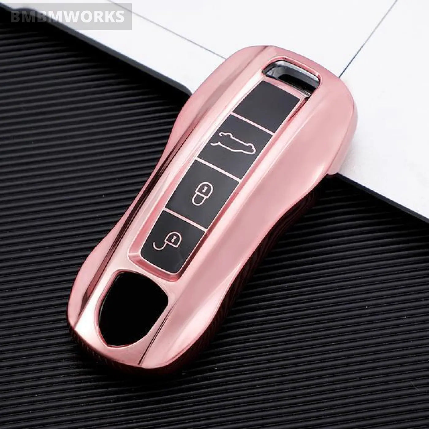 Key Cover Case Bag Fob Shell Holder Porsche Macan 911 Panamera Cayenne Carrera