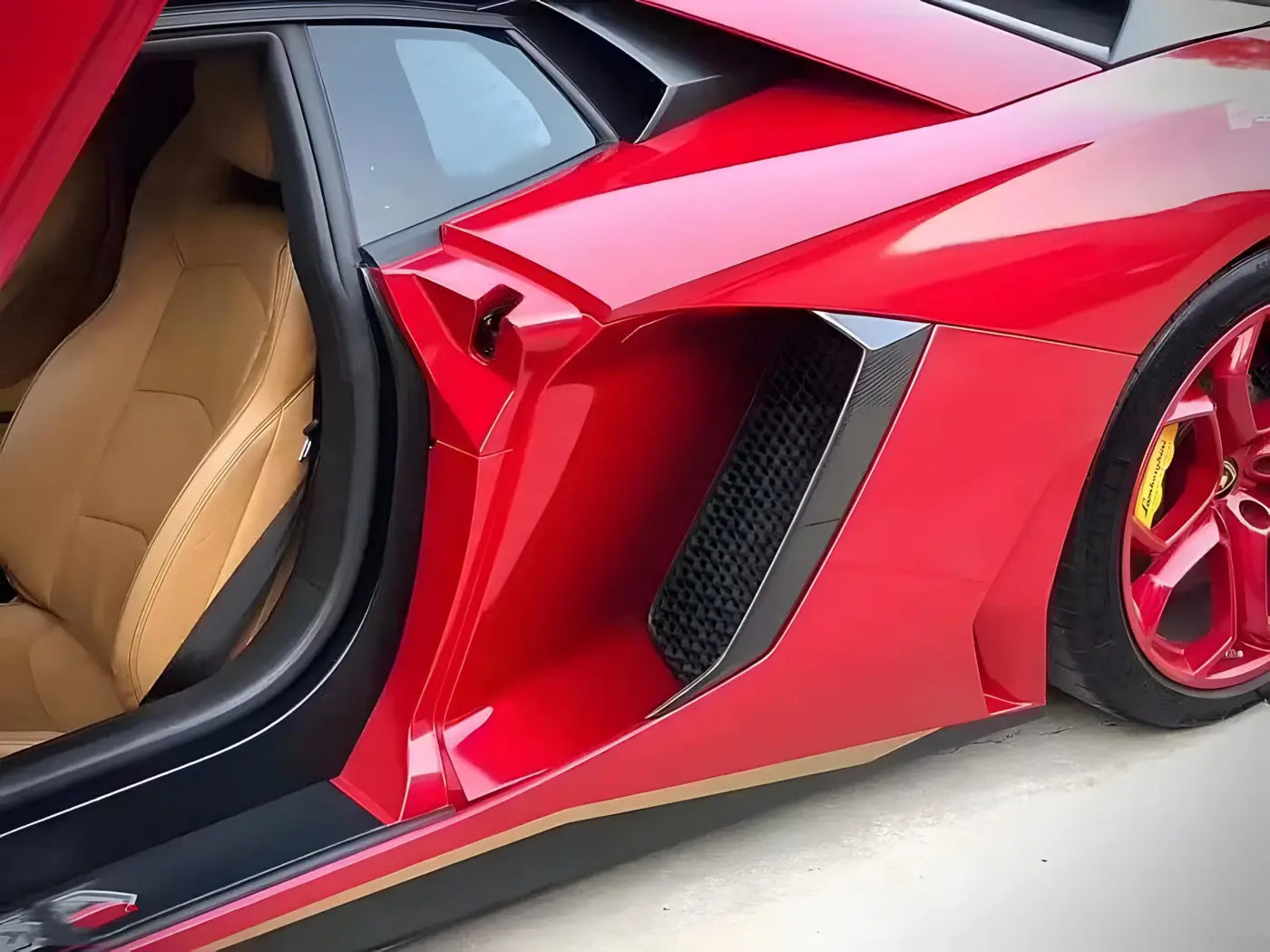 Lamborghini Aventador LP700/LP720 Carbon Fiber Rear Intake and Outlet Vents Body Kit Body Kits & Performance 4