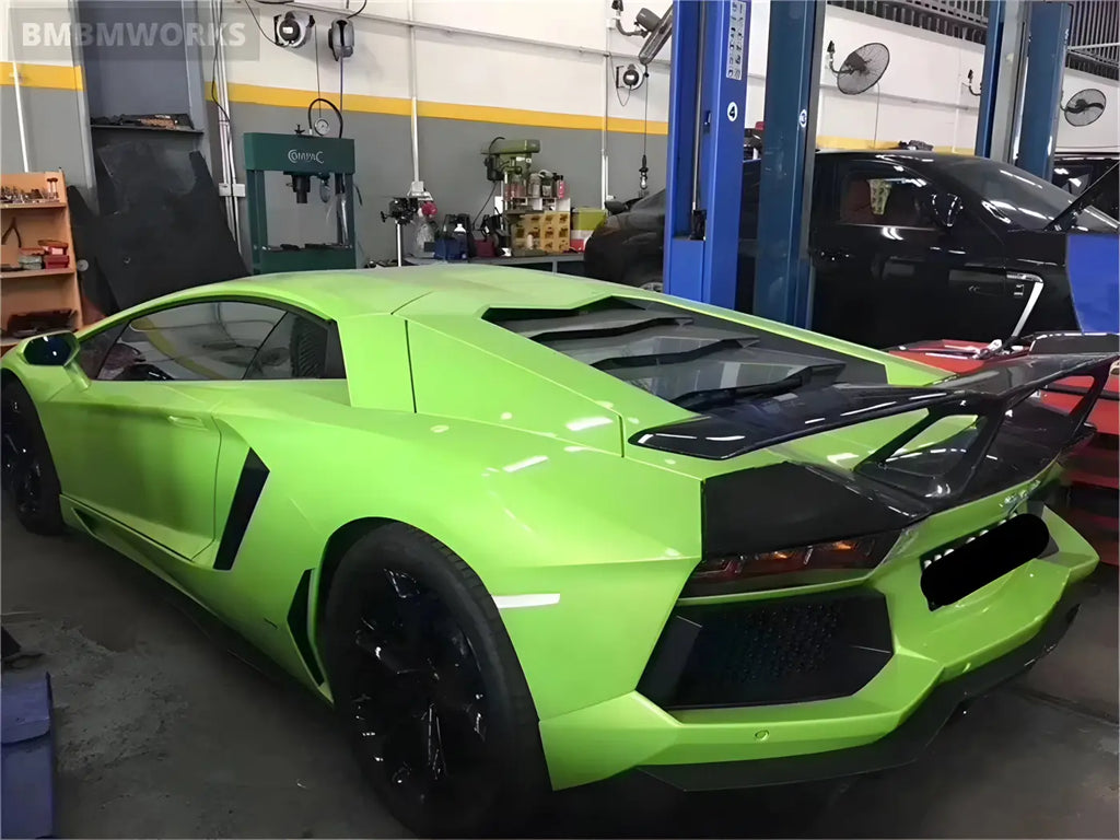 Lamborghini Aventador LP700/LP720/LP750 Carbon Fiber DC-Style Rear Spoiler Body Kit Body Kits & Performance 4