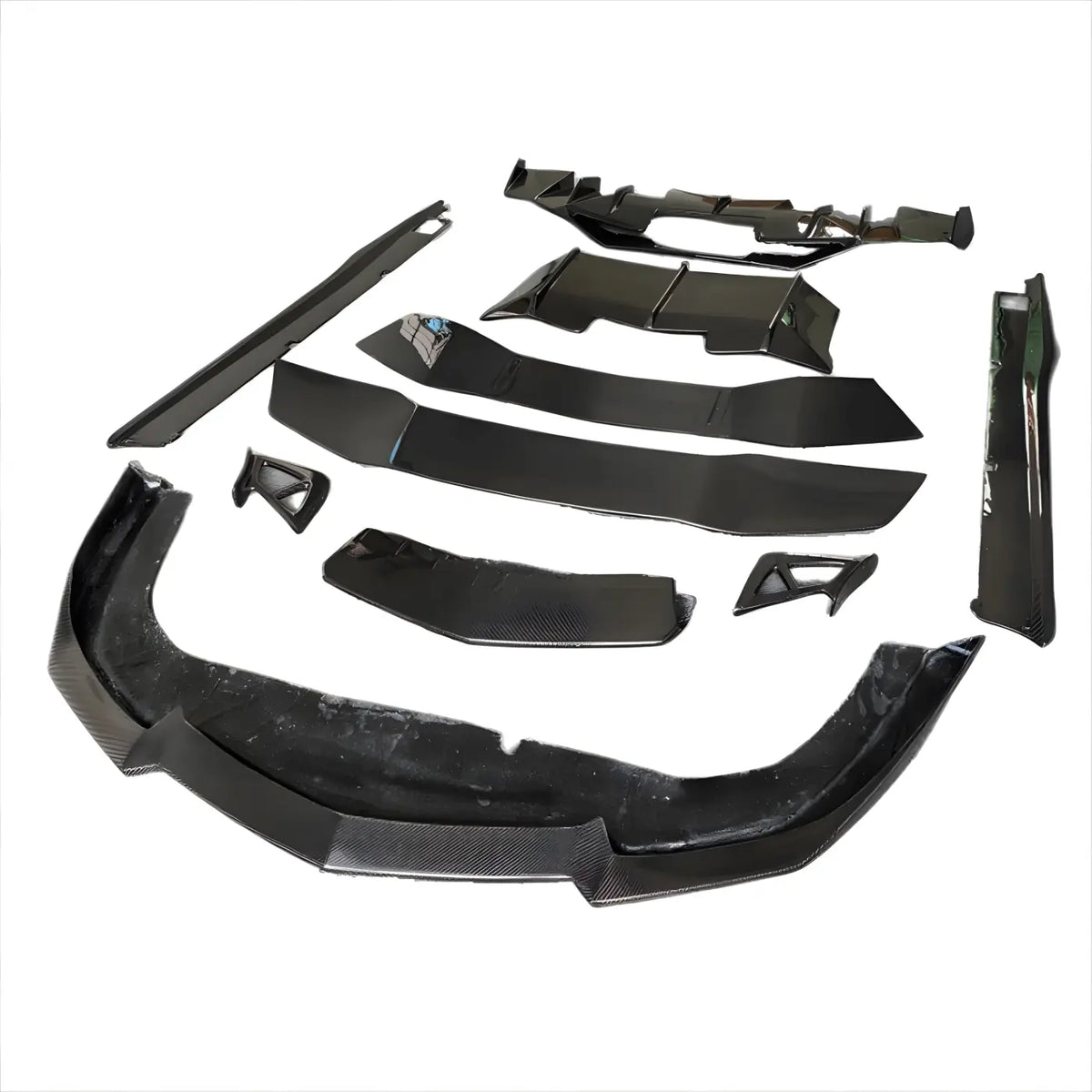 Lamborghini Aventador LP700/LP720/LP750 Full Carbon Fiber Body Kit (Front Lip Rear Diffuser Spoiler Side Skirts) Body