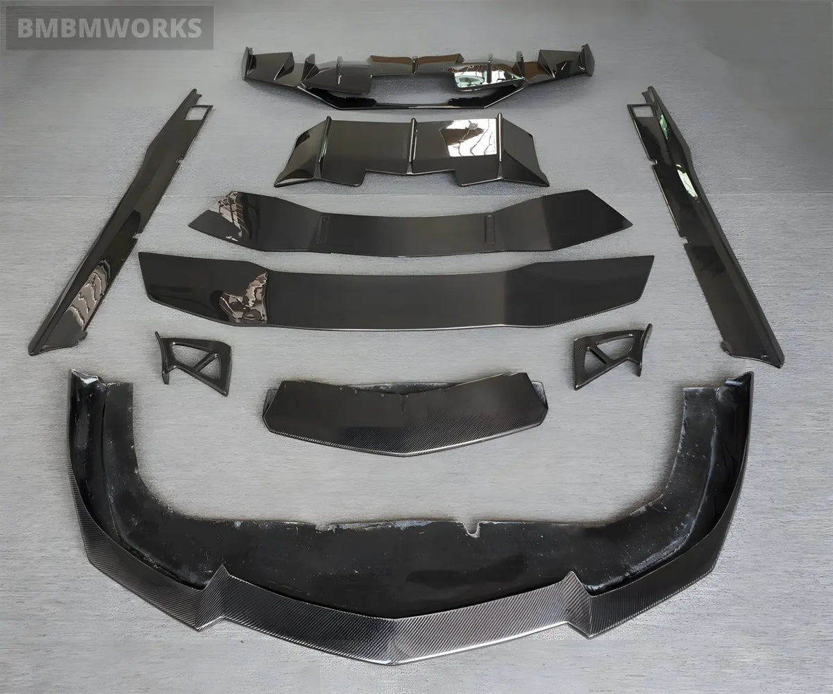 Lamborghini Aventador LP700/LP720/LP750 Full Carbon Fiber Body Kit (Front Lip Rear Diffuser Spoiler Side Skirts) Body