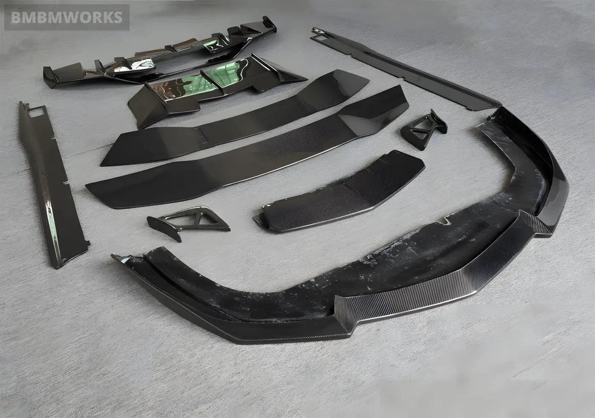 Lamborghini Aventador LP700/LP720/LP750 Full Carbon Fiber Body Kit (Front Lip Rear Diffuser Spoiler Side Skirts) Body