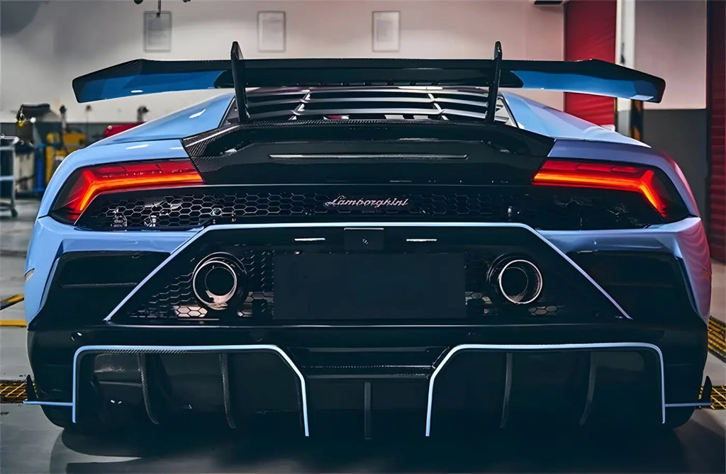 Lamborghini Huracán EVO Carbon Fiber Rear Diffuser Body Kit (2019-2021) Body Kits & Performance 4