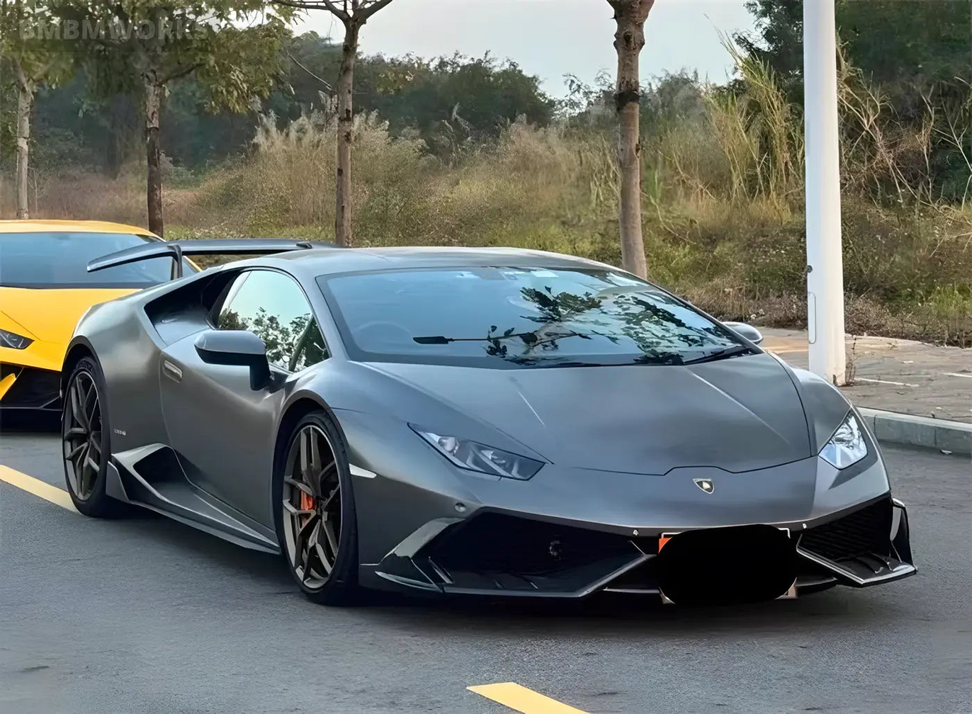 Lamborghini Huracán LP610 Carbon Fiber Front Lip Body Kit (2015-2018) Body Kits & Performance 4