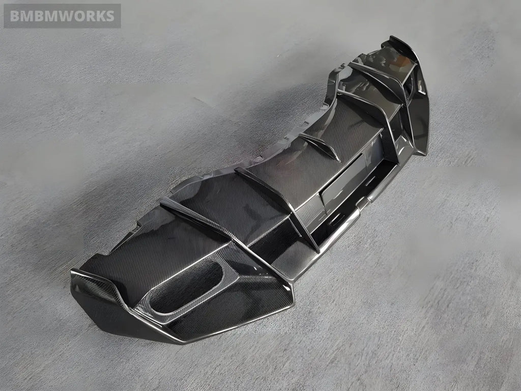 Lamborghini Huracan LP610 Carbon Fiber Rear Lip Diffuser Body Kit Body Kits & Performance 4