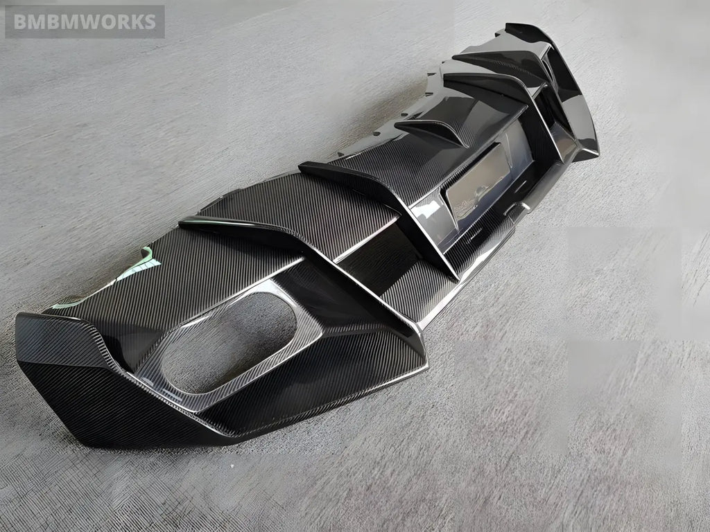 Lamborghini Huracan LP610 Carbon Fiber Rear Lip Diffuser Body Kit Body Kits & Performance 4
