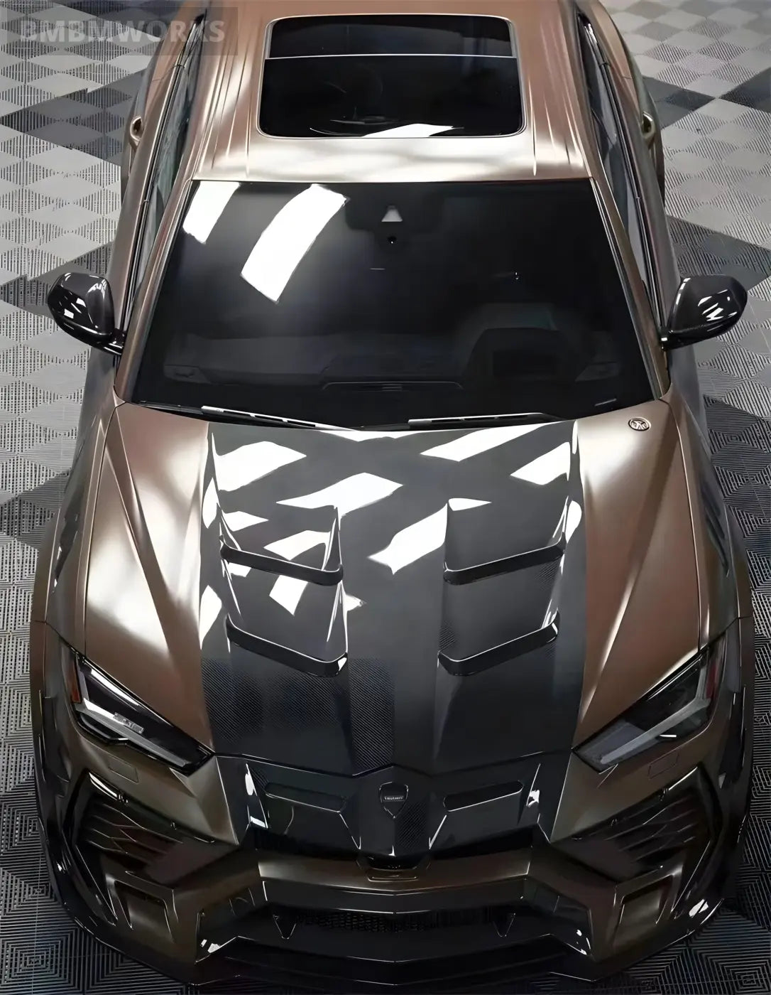Lamborghini Urus Carbon Fiber Hood Bonnet Body Kits & Performance 4