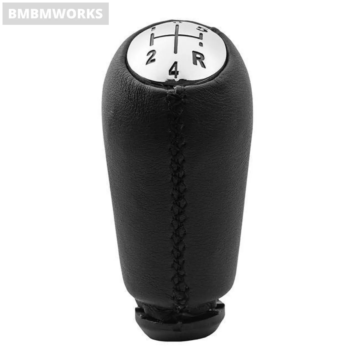 Leather Chrome Gear Shift Knob Lever Shifter Pen Renault Clio 3 Megane 2 Scenic