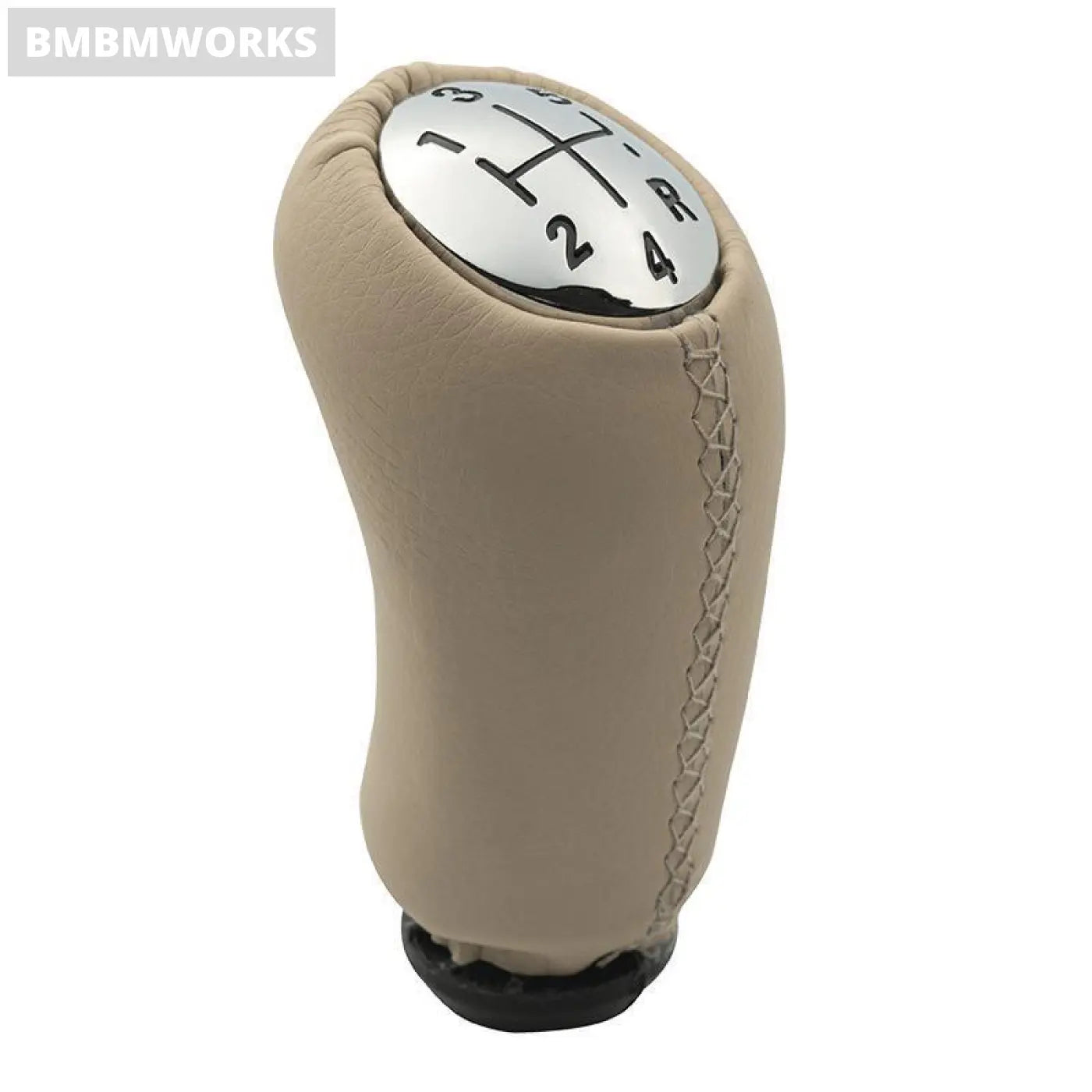 Leather Chrome Gear Shift Knob Lever Shifter Pen Renault Clio 3 Megane 2 Scenic