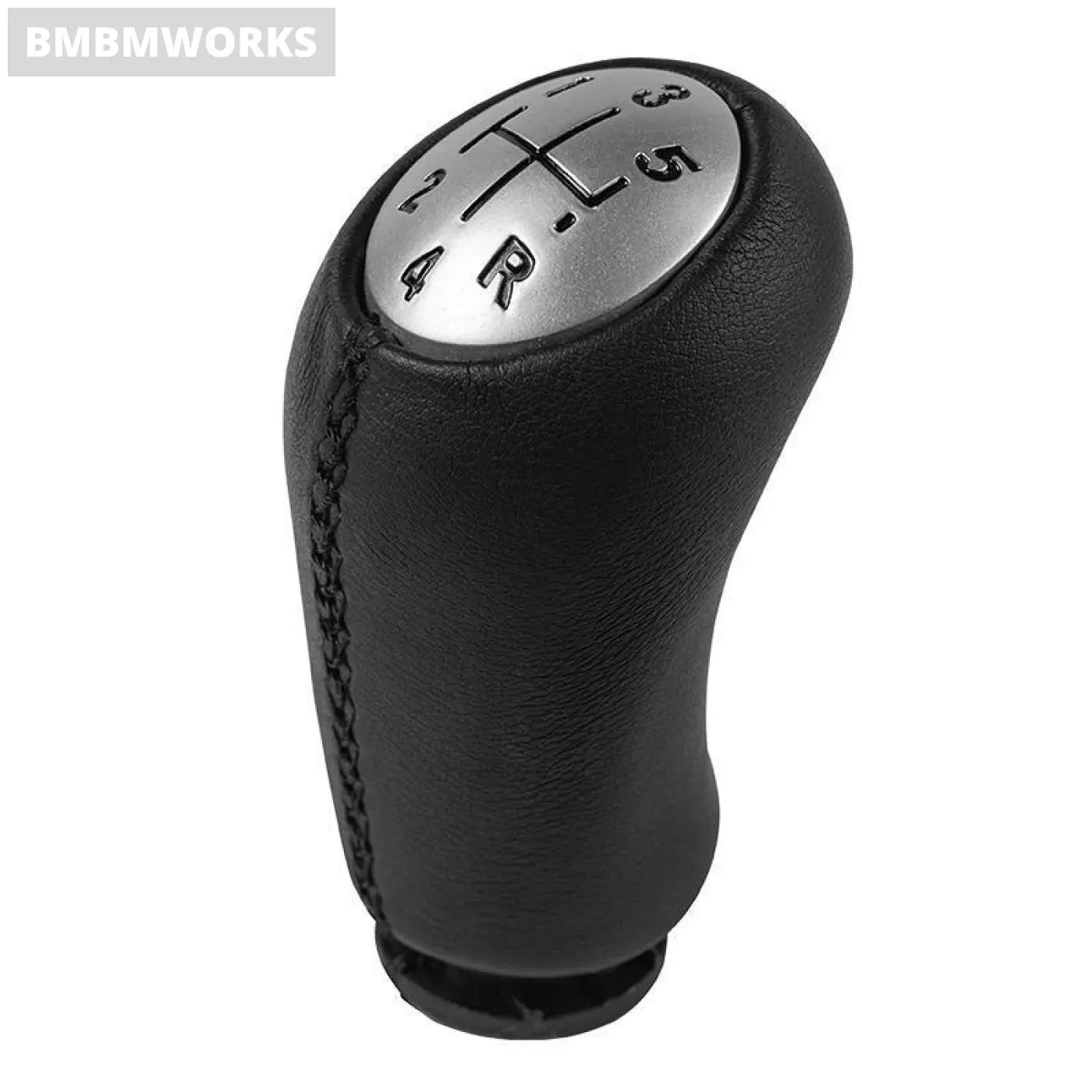 Leather Chrome Gear Shift Knob Lever Shifter Pen Renault Clio 3 Megane 2 Scenic