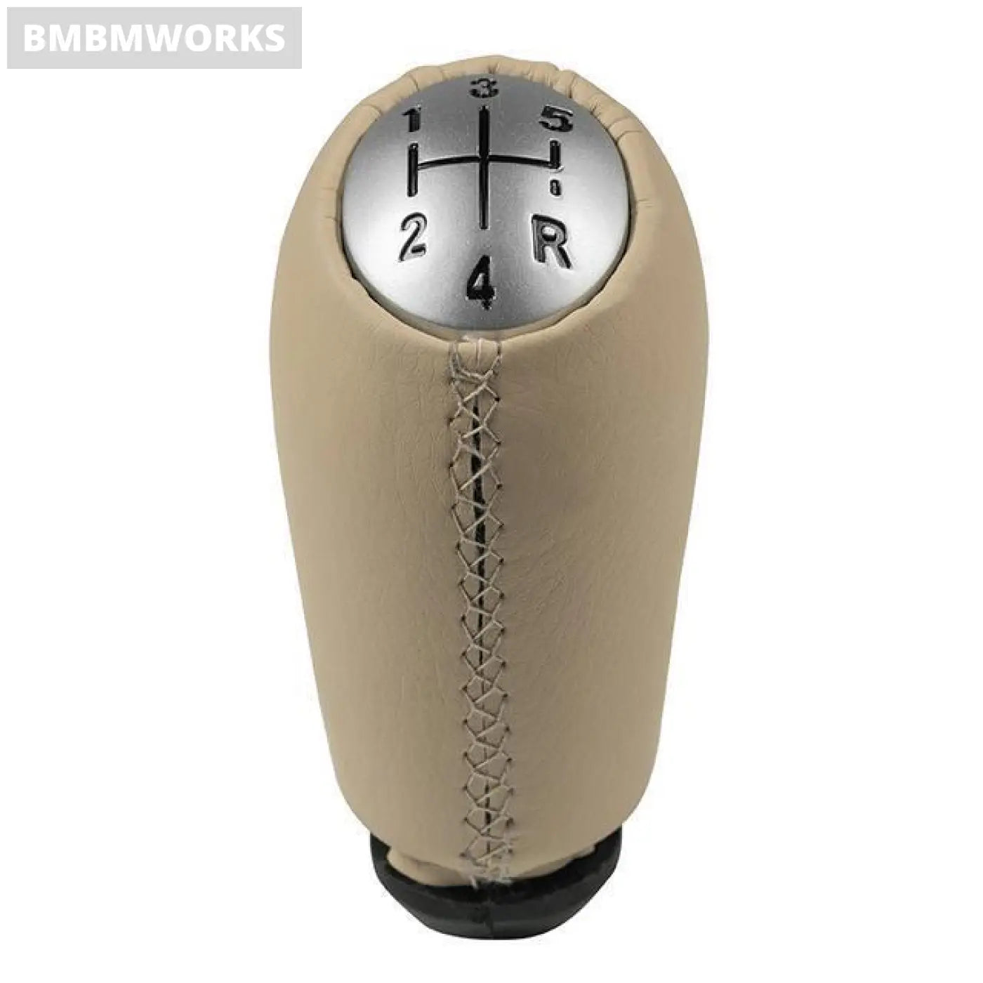 Leather Chrome Gear Shift Knob Lever Shifter Pen Renault Clio 3 Megane 2 Scenic
