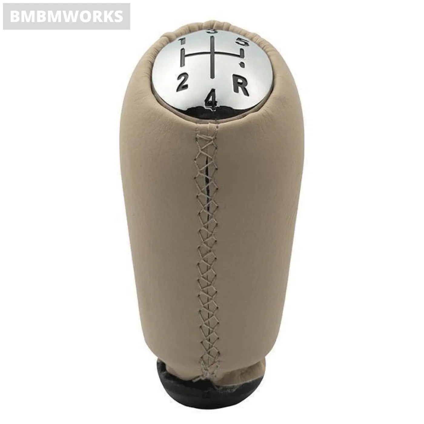 Leather Chrome Gear Shift Knob Lever Shifter Pen Renault Clio 3 Megane 2 Scenic
