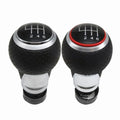 Leather Gear Shift Knob 6 Speed Handle For Audi A3 S3 8P 2003-2013 A4 S4 Q5