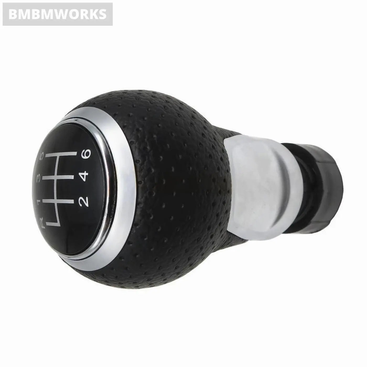 Leather Gear Shift Knob 6 Speed Handle For Audi A3 S3 8P 2003-2013 A4 S4 Q5