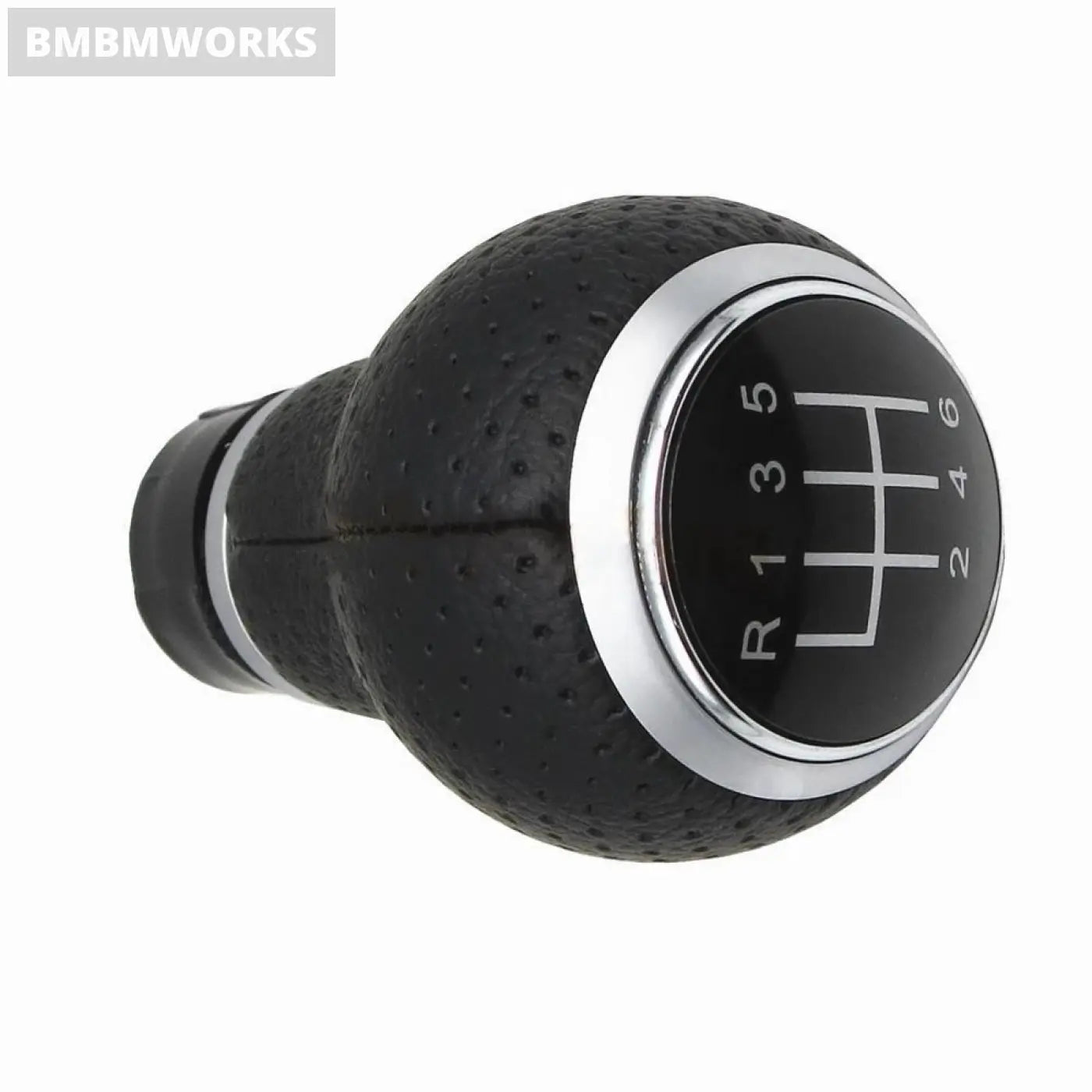 Leather Gear Shift Knob 6 Speed Handle For Audi A3 S3 8P 2003-2013 A4 S4 Q5