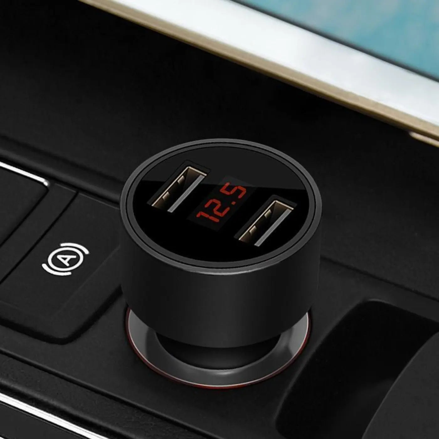 Led Display Dual Usb Charger Genesis 1 2 Hyundai Nexo Grand Santa Fe Solaris