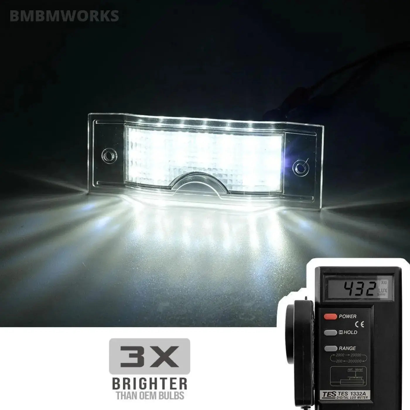 Led License Plate Light Opel Vivaro A B Vauxhall Renault Trafic Ii Iii Nv