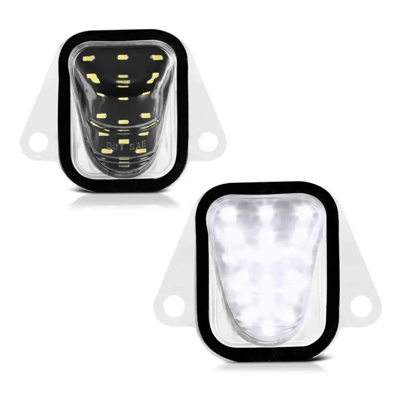 Led License Plate Light Rear Bumper Tag Lamp Cadillac Escalade Esv Chevrolet7-14