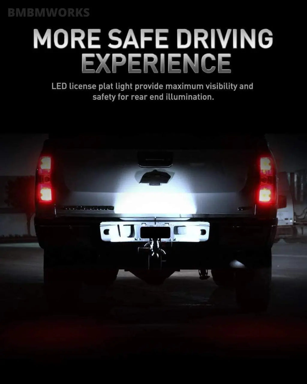 Led License Plate Light Tag Lamp Gmc Sierra Yukon Xl Chevy Silverado 1500 2500