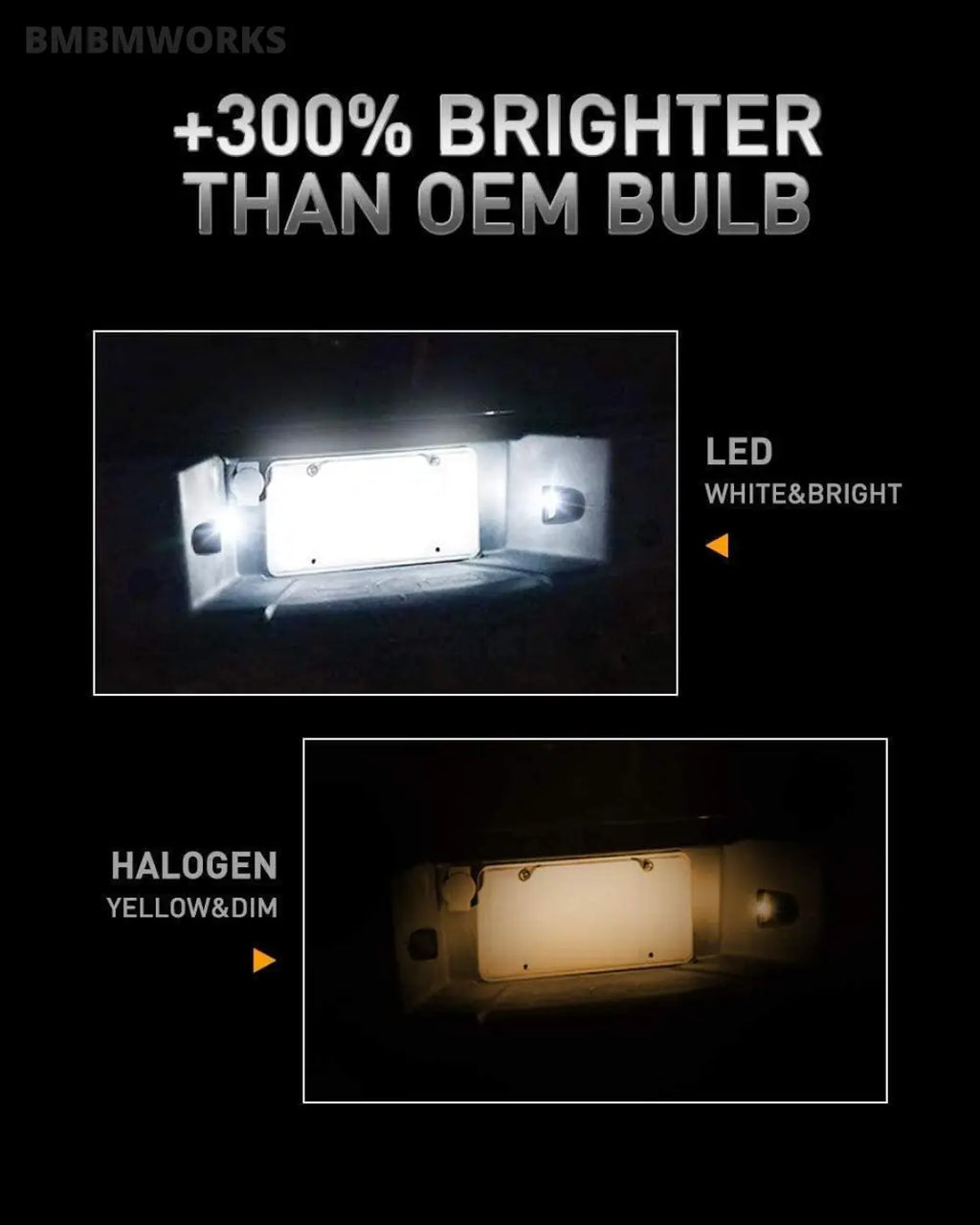 Led License Plate Light Tag Lamp Gmc Sierra Yukon Xl Chevy Silverado 1500 2500