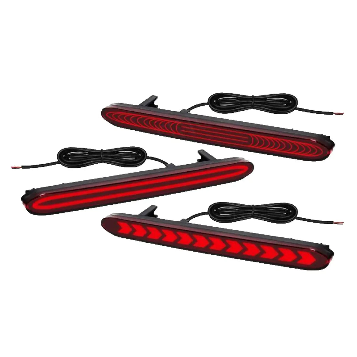 Led Rear Bumper Reflector Lights Acura Tsx Element Honda Accord Odyssey Cr-V