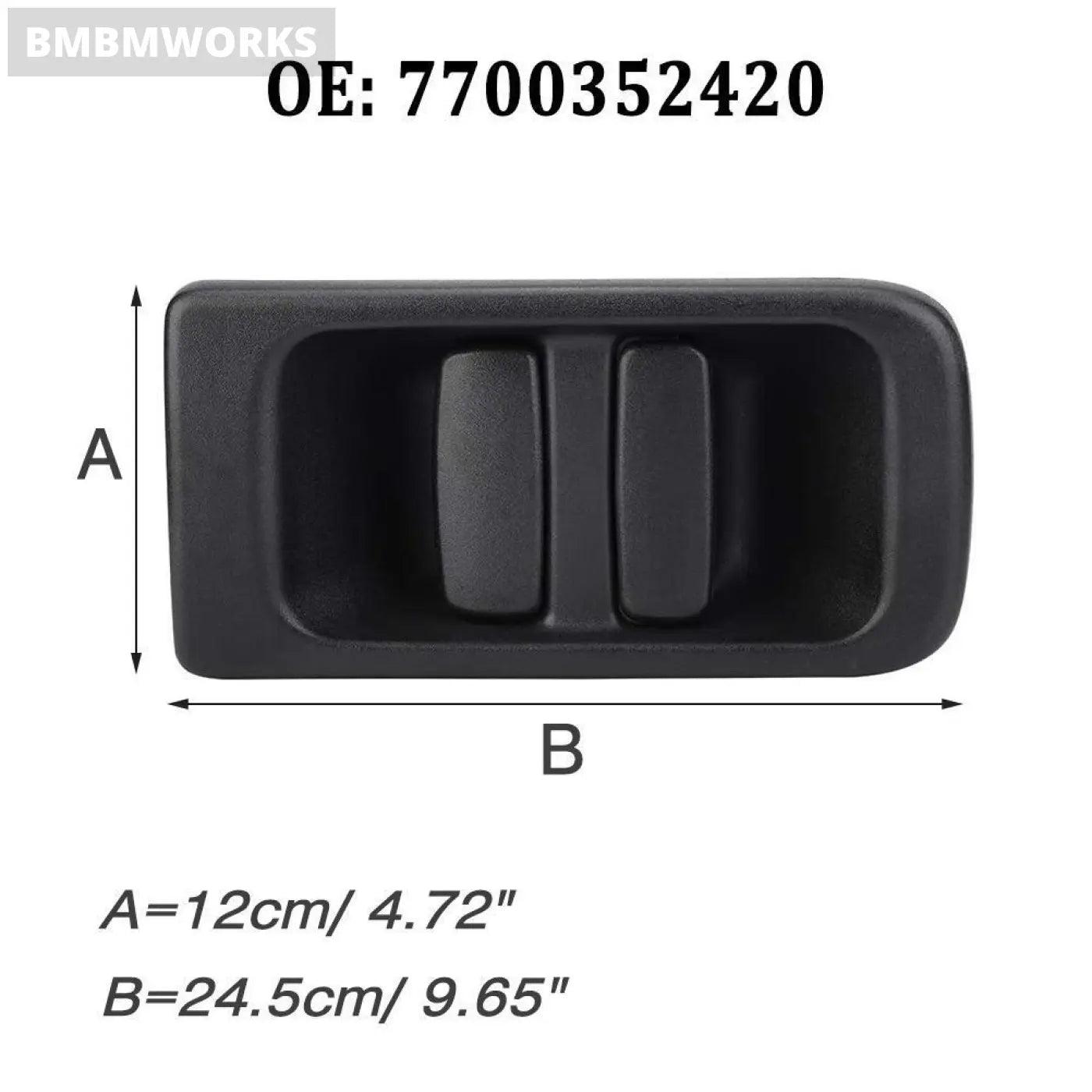 Left Passenger Side Sliding Door Handle For Nissan Primastar 2001 Renault Master