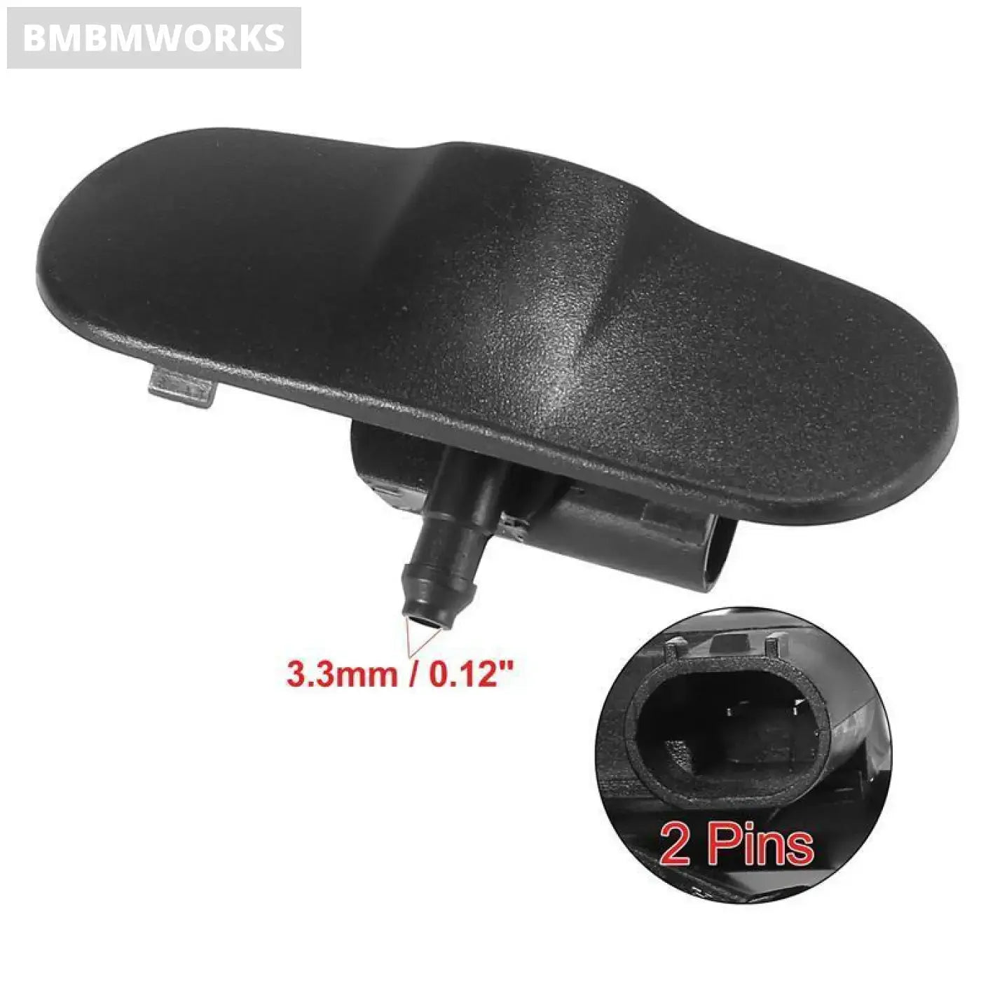 Left & Right Windshield Windscreen Washer Nozzle Spray Jet Audi A1 A3 A4 A5 A6