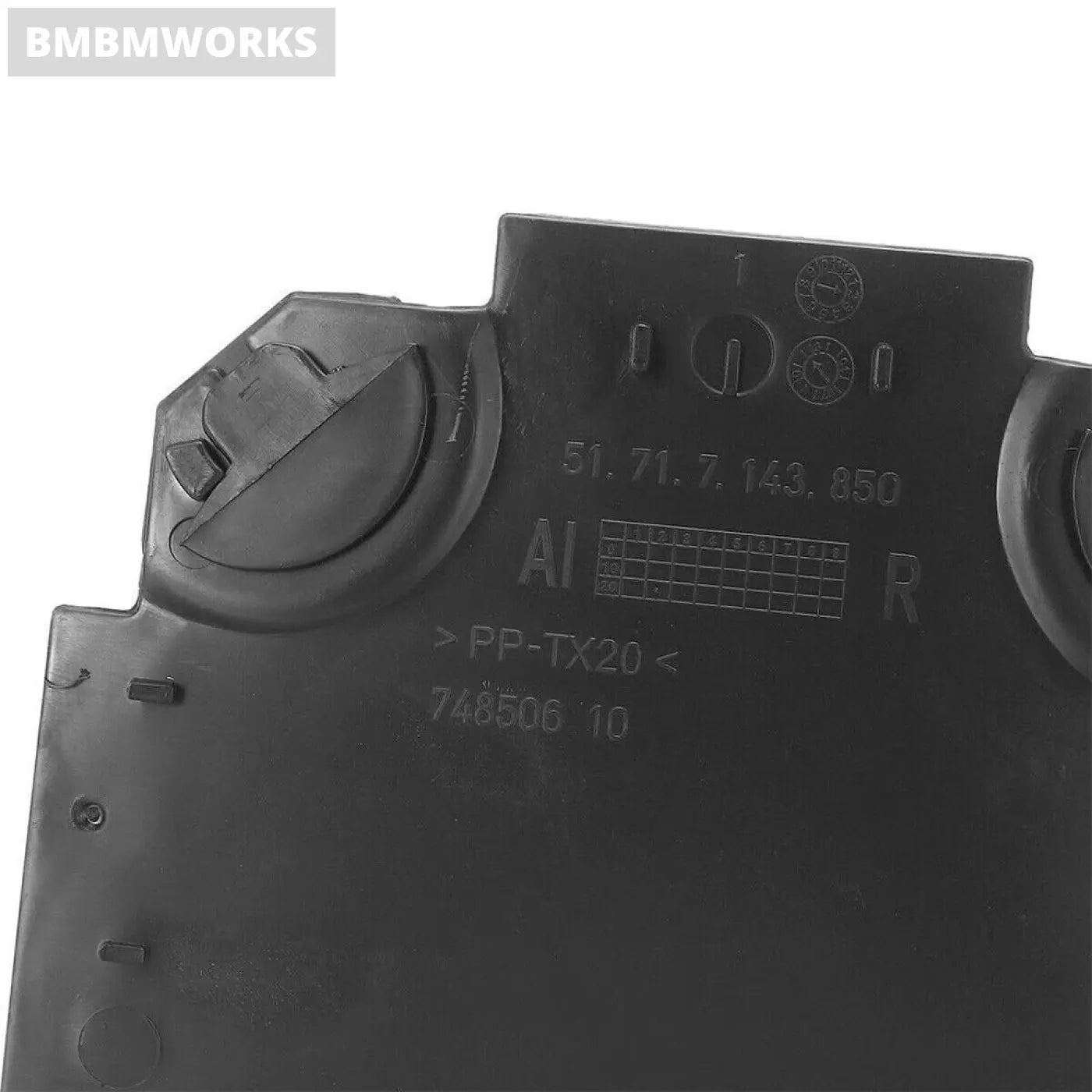 Left Wheel Fender Liner Arch Headlight Access Panel Cover Bmw E82 E88 E90 E91